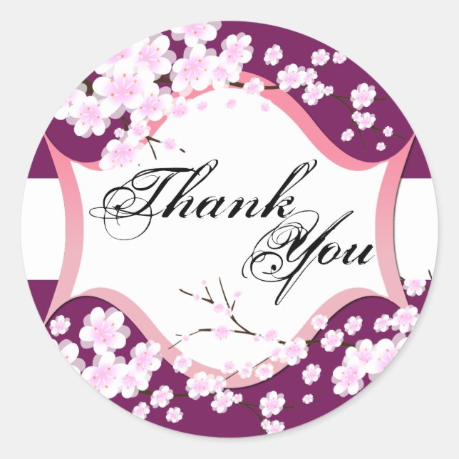 Gracias Sello - Sangria y Boda de flores blancas (Anverso)