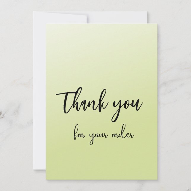 Gracias tarjeta (Anverso)