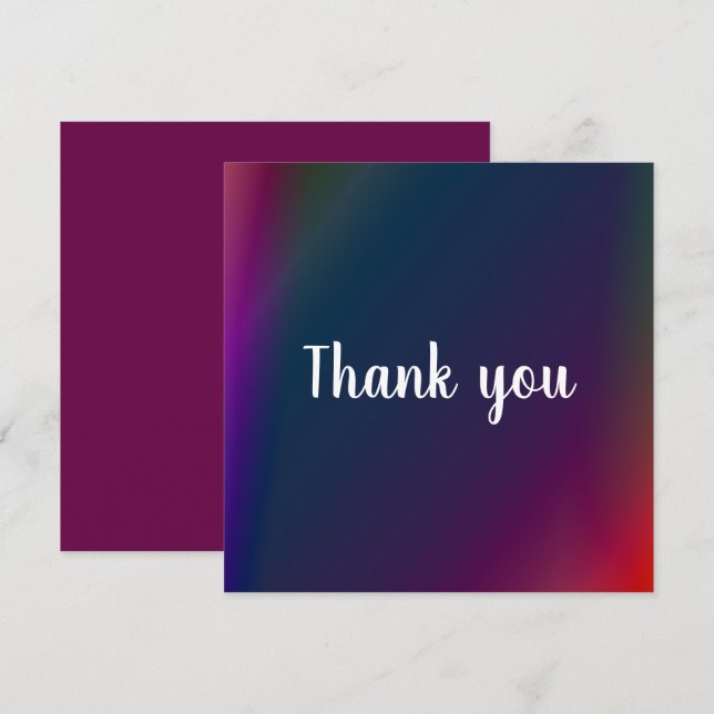 Gracias tarjeta (Anverso / Reverso)