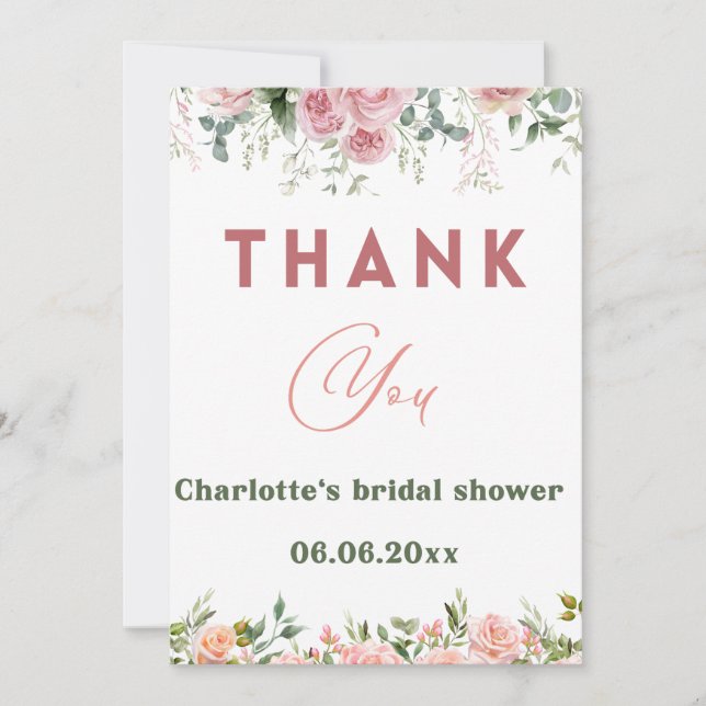 Gracias tarjeta (Anverso)