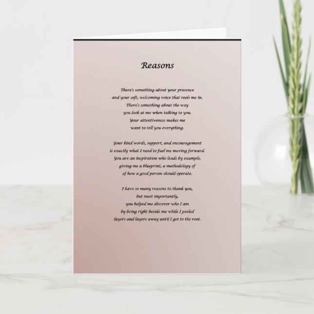 Gracias tarjeta (Anverso)