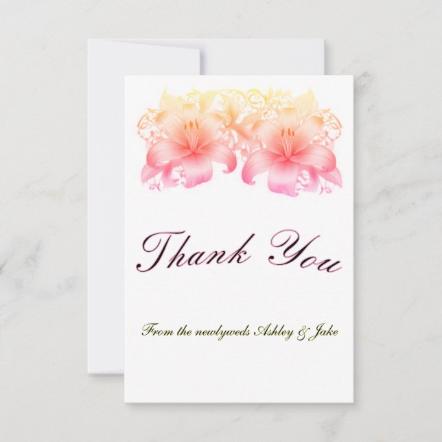 Gracias tarjeta (Anverso)