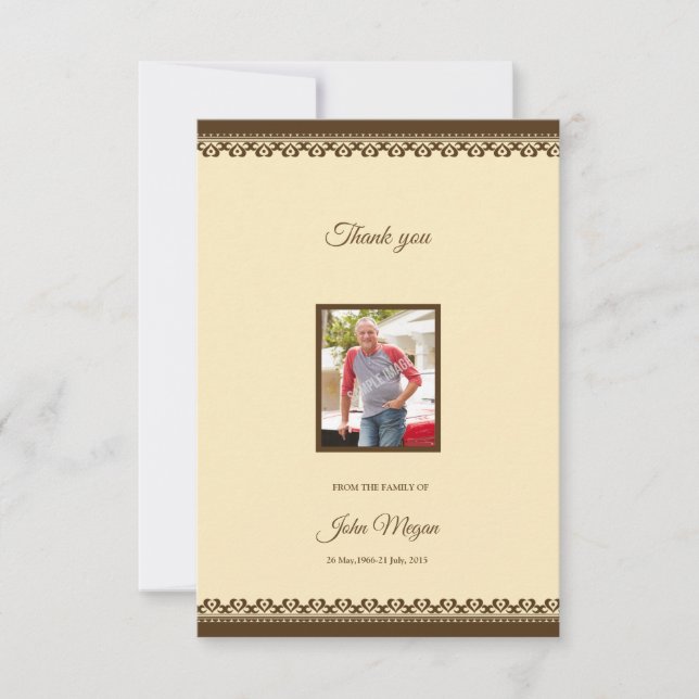 Gracias tarjeta (Anverso)