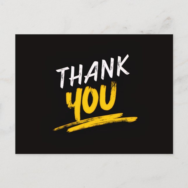 Gracias tarjeta (Anverso)