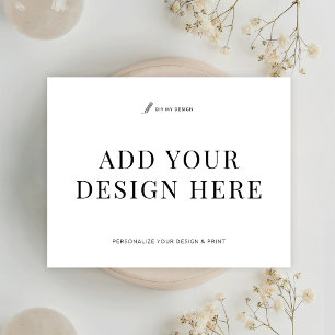 Gracias Tarjeta 5.5x4.25" Impresión Añadir su dise