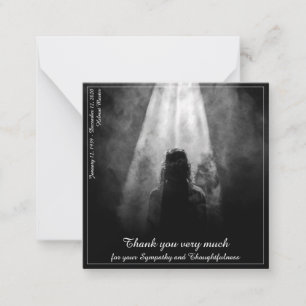 Gracias tarjeta a la luz - adiós mi querida