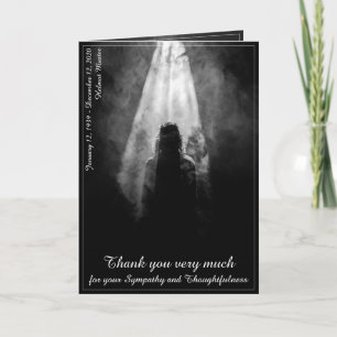 Gracias tarjeta a la luz - adiós mi querido