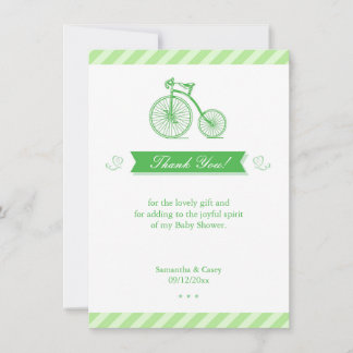 Gracias tarjeta Baby Shower Gren