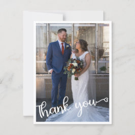 Gracias tarjeta Boda