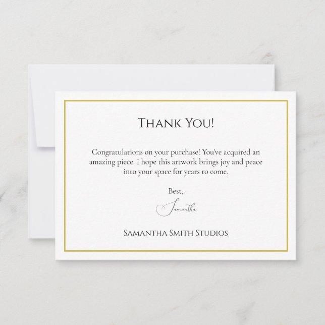 Gracias Tarjeta Cuando Alguien Compra Tu Plantilla (Anverso)