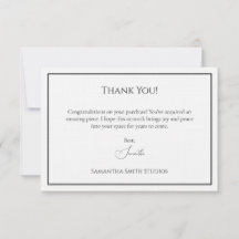 Gracias Tarjeta Cuando Alguien Compra Tu Plantilla