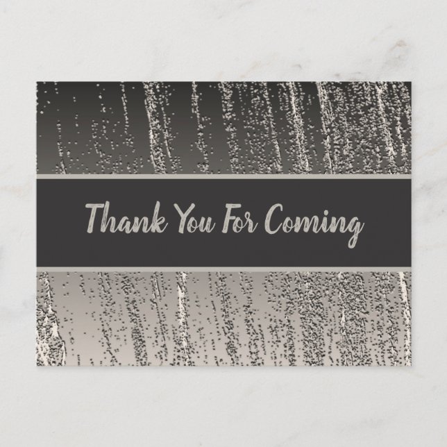 Gracias Tarjeta de Agradecimiento para Invitado de (Anverso)