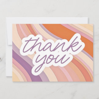 Gracias Tarjeta de degradado Pastel