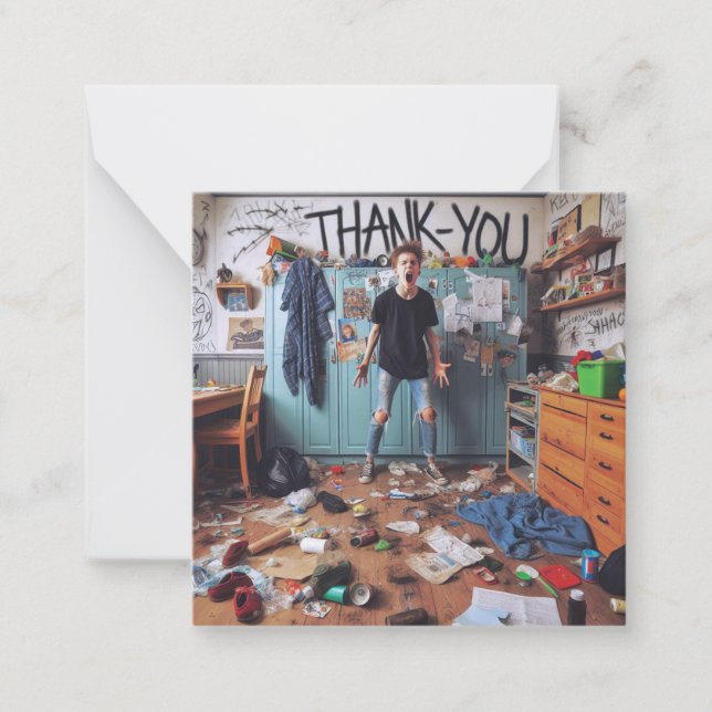 Gracias tarjeta de felicitación (Anverso)