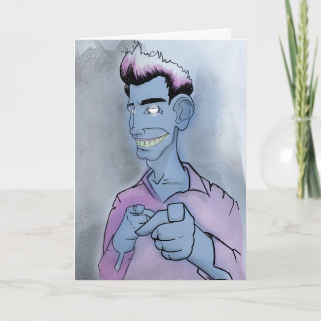 Gracias tarjeta de felicitación (Anverso)