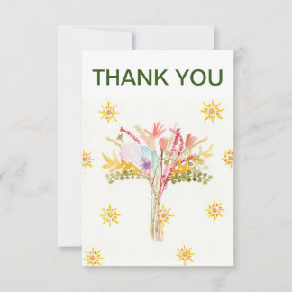 Gracias! Tarjeta de felicitación.