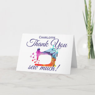 Gracias Tarjeta de felicitación de la máquina de c