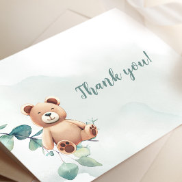 Gracias Tarjeta de inscripción Baby Bear