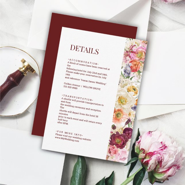 GRACIAS Tarjeta de inscripción para Bodas Blooms 0 (Subido por el creador)