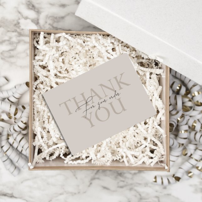 Gracias Tarjeta de inserción de pedidos para peque (Subido por el creador)