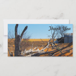 Gracias tarjeta de la foto - australiano interior