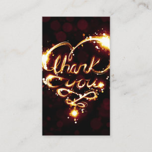 gracias tarjeta de sacador ligera