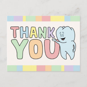 "Gracias" tarjeta del diente