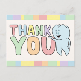 "Gracias" tarjeta del diente