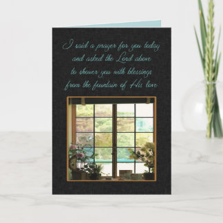 Gracias tarjeta del rezo