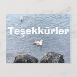 GRACIAS TARJETA EN TURCO