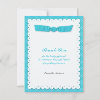 Gracias tarjeta plana Baby Shower