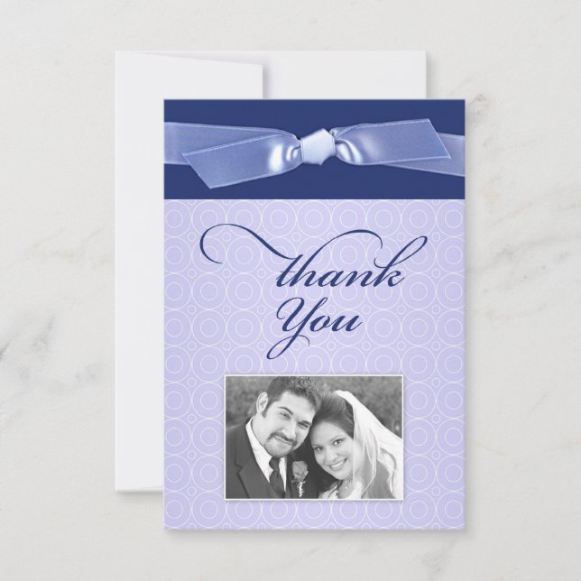 Gracias tarjeta plana de la cinta judía de la foto (Anverso)