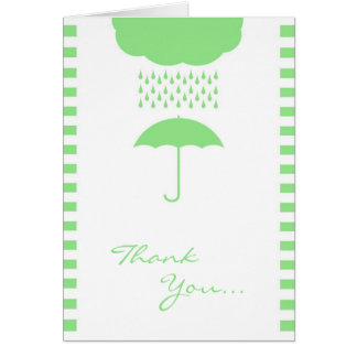 Gracias Tarjeta plegada neutra Baby Shower