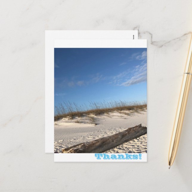 Gracias, tarjeta postal de vacaciones (Anverso/Reverso In Situ)