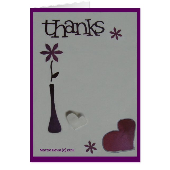 Gracias - Tarjeta Scrapbook (Frente)