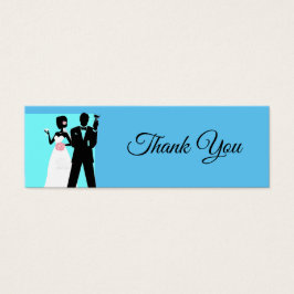 Gracias tarjetas de fotos por las bolsas de regalo