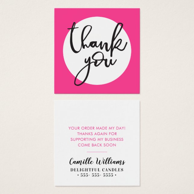 GRACIAS TOMAS letra a mano simple negrita spot ros (Anverso y reverso)