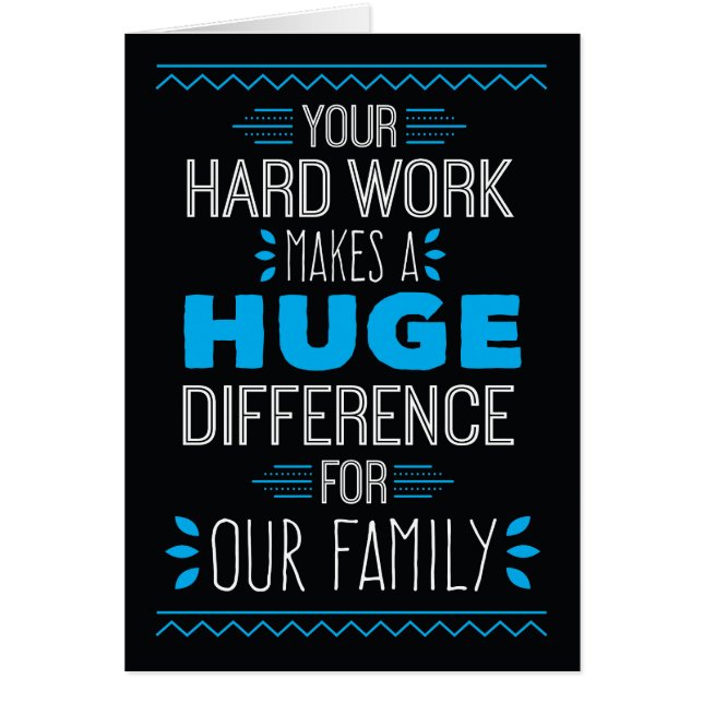 Gracias, Tu Trabajo Duro Hace Una Gran Diferencia (Frente)