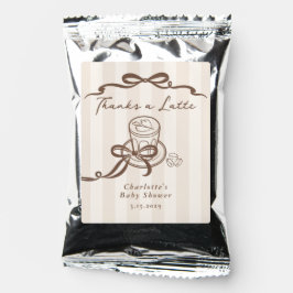 Gracias un Montón Bebe Café Dibujado a Mano Baby S