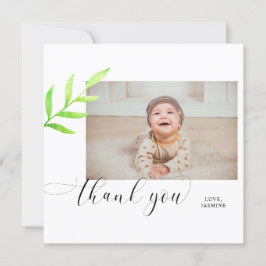 Gracias Watercolor Baby Elegant Swashes Simple