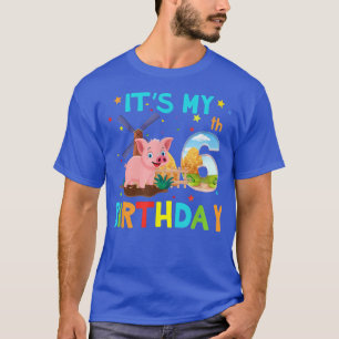 Graciosa 6 Camisetas de cumpleaños camiseta de cer
