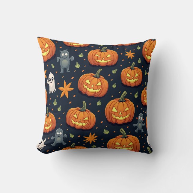 Graciosa almohada de Halloween (Anverso)