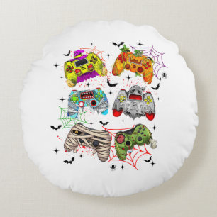 Graciosa almohada de Halloween Gamer
