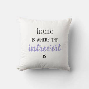 Graciosa almohada de "Hogar es donde está el intro