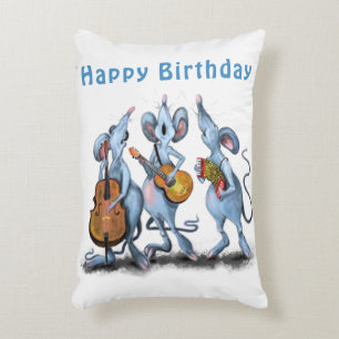 Graciosa almohada de regalo de cumpleaños de banda