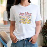 Graciosa Bachelorette Retro La Última Camiseta Fli<br><div class="desc">Esta divertida camiseta es perfecta para unas buenas risas. Presenta un diseño humorístico y alegre, con un mensaje perfecto "Último vuelo antes del anillo". Un diseño hilarante que te hace sentir bien y reír a carcajadas con sentido del humor. Es obligatorio para la soltera. Camiseta de Guay para que la...</div>