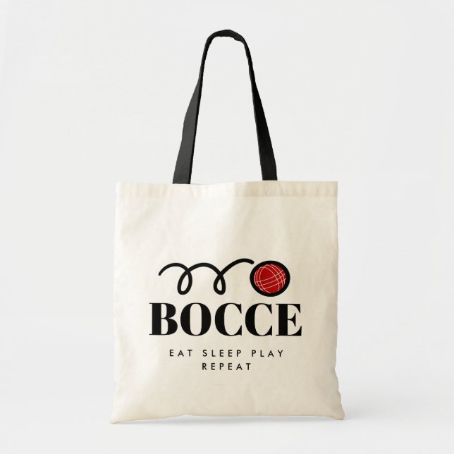 Graciosa bola de bocce regalo de bolso para el ama (Frente)