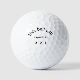 Graciosa bola de golf Explode Meme - 3.2.1 Regalo 