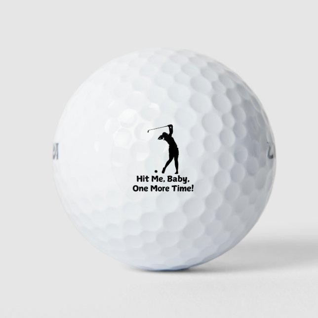Graciosa bola de golf para cada golfista (Anverso)