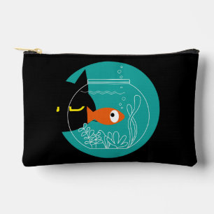 Graciosa bolsa de gato y pescado - Kuro Catto + Ki